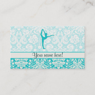 Teal Ballet Business Card
