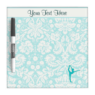 Teal Ballet Dry-Erase Board