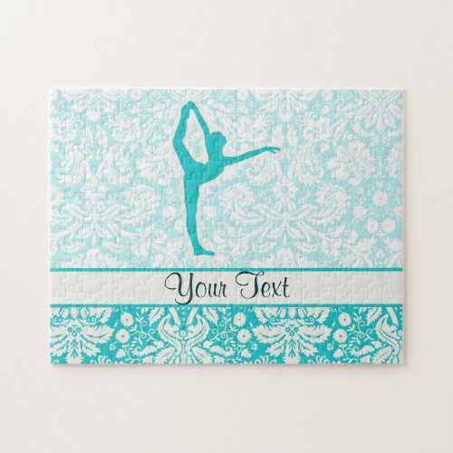 Teal Ballet Jigsaw Puzzle