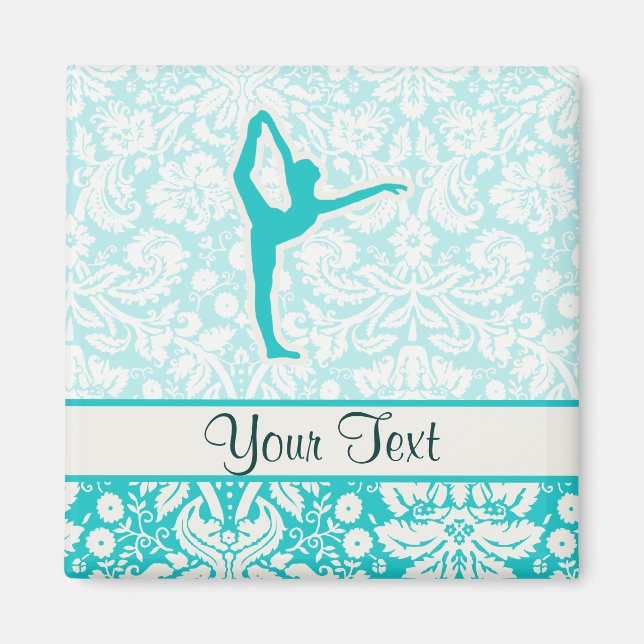Teal Ballet Magnet (Front)