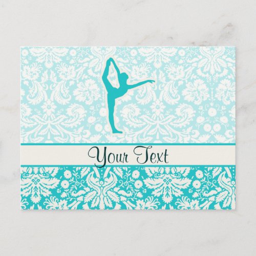 Teal Ballet Postcard