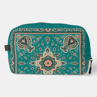 Teal Bandana Paisley Go-To Bag Travel Organizer