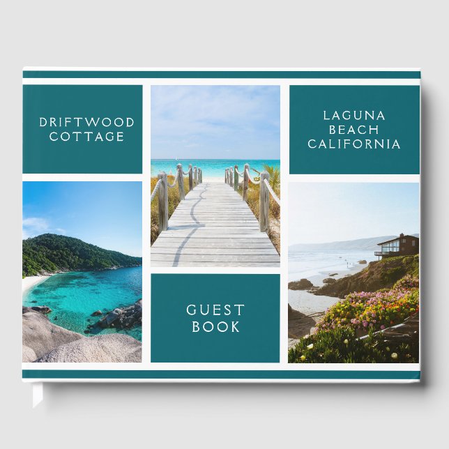 Teal Beach House Guest House Vacation Comments Guest Book (Front)