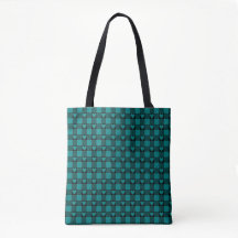 Teal Black Buffalo Heart Plaid