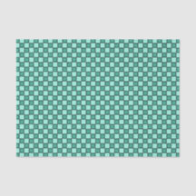 Teal Black Checkerboard Pattern