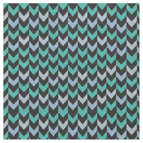 Teal Black Light Blue Burlap Texture Arrow Fabric