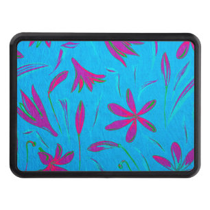 Teal Bloom Breeze Hitch Cover