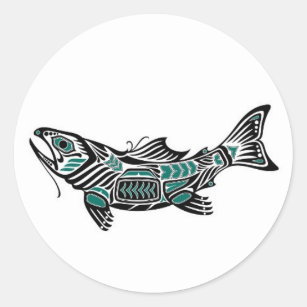 Minimalist 3 Salmon In Celtic Art Style Tattoo Idea  BlackInk