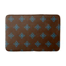 Teal And Brown Bathroom Accessories Zazzle