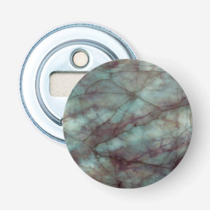 Teal Blue and Purple Fluorite Marble Bottle Opener