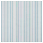 Teal Blue and White French Ticking Novelty Fabric