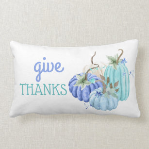 Autumn Farmhouse Pillow Covers Set Blue Pumpkin Decorative - Temu