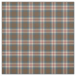 Black Red Gingham Checks Tartan Squares Pattern Fabric