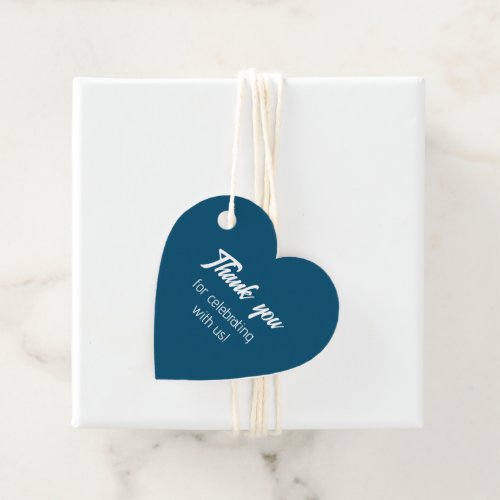 Teal Blue Bride Squad Thank You Favor Tags