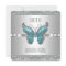 Teal Blue Butterfly Sweet 16 Birthday Party