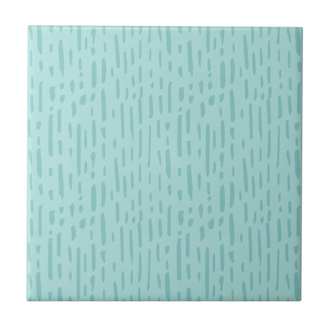 Teal Blue Ceramic Tile (Front)