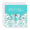 Teal Blue Damask Sweet 16 Party
