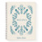 Teal Blue Danish Folk Flowers Personalized Recipe