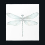 Teal Blue Dragonfly Personalized Note Stationery<br><div class="desc">More pretty Notepads in the Little Bayleigh Store!</div>