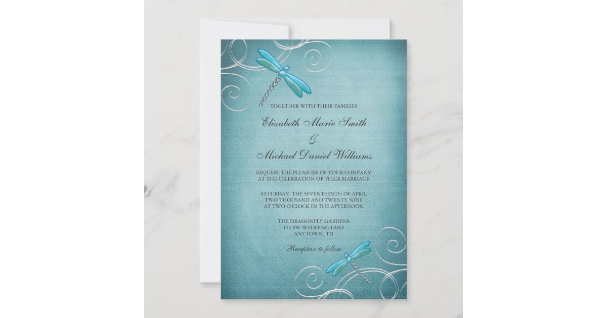 Dusty Blue Elegant Swirls Wedding Napkins | Custom Printed