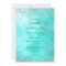 Teal Blue Dress Silver Quinceanera 15th Birthday