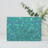 Teal Blue Glitter (Standing Front)