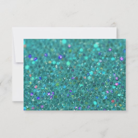 Teal Blue Glitter (Back)