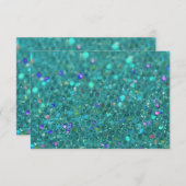 Teal Blue Glitter (Front/Back)