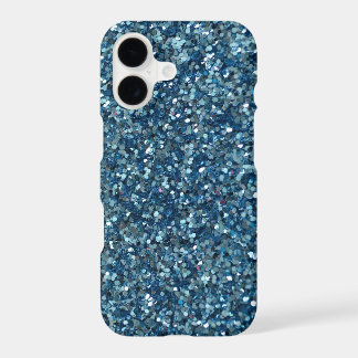 Teal Blue Glitter Sparkle iPhone 7 Plus Case