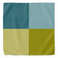 Teal Blue Gold Yellow