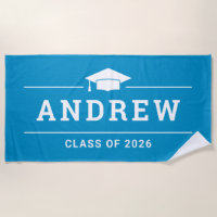 Teal Blue Graduation Party Personalized