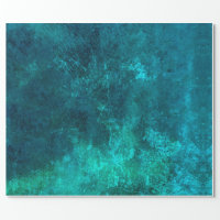 teal blue green deep saturated rustic texture wrapping paper