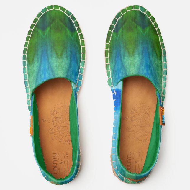 Teal Blue Green Ladies Casual Canvas Shoes (Front)