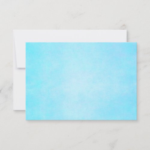 Teal Blue Light Watercolor Template Blank Custom Invitation
