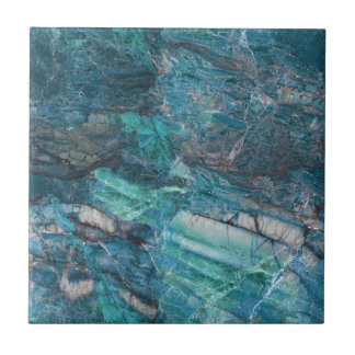 Teal Blue Marble Tile