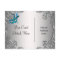 Teal Blue Masquerade Save The Date