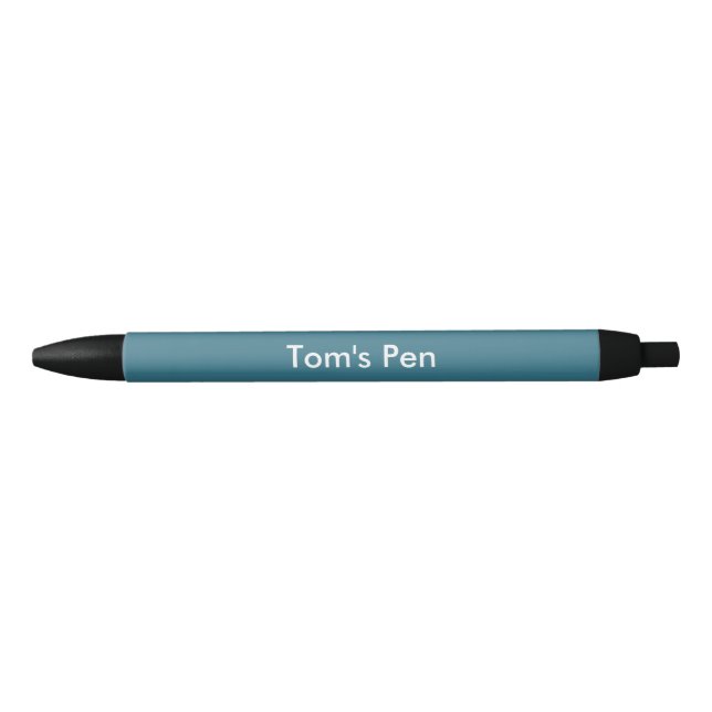 Teal Blue Personalized Pen (Front)