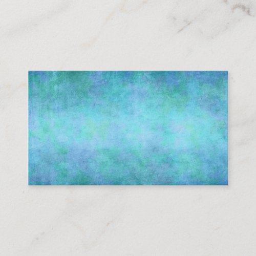 Teal Blue, Purple, Aqua, and Violet Watercolor Business Card