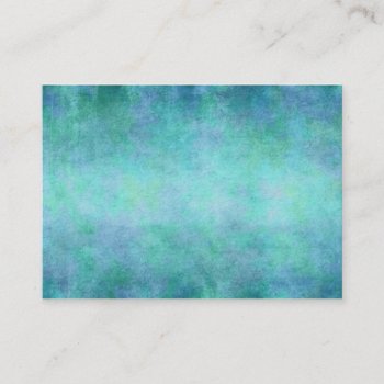 Teal Blue  Purple  Aqua  And Violet Watercolor Business Card by SilverSpiral at Zazzle
