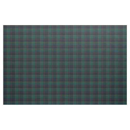 Teal, Blue, Red & Gold Plaid Fabric