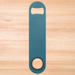 Teal Blue Solid Color Bar Key