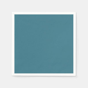 Teal Blue Solid Color Napkins