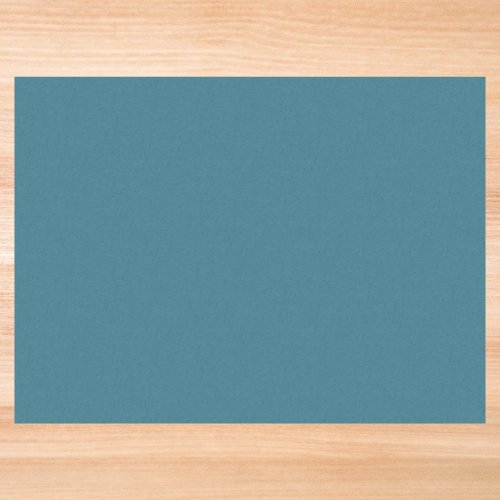 Teal Blue Solid Color Tissue Paper