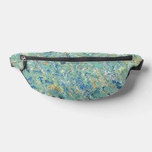 Teal Blue Turquoise Green Chic Unique Pattern Fanny Pack