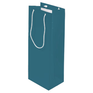 Teal Blue Wine Gift Bag