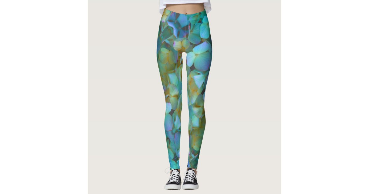 Colorful Artistic Funky Pattern Textured Paint v2 Leggings