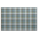 Teal Blue Yellow White Gray Tartan Square Pattern Fabric