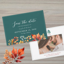 Teal Boho Fall Wedding