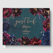 Teal Bordeaux Sapphire Jewel Tone Rose Gold