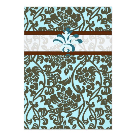 teal_brown_brocade_wedding_invitation ra8228cca9c9b4d82a82fd55117317529_zk9go_540